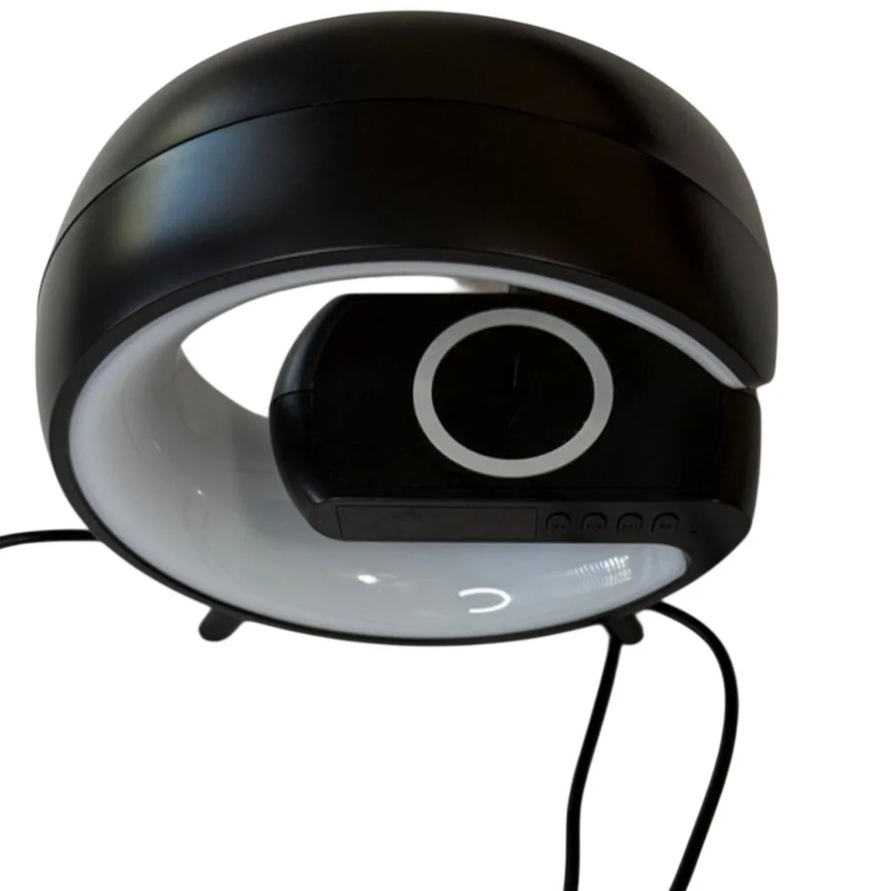 VIKEFON Bluetooth 5.3 Speaker with RGB Lights, 15W Wireless Charging Station - Picture 6 of 9